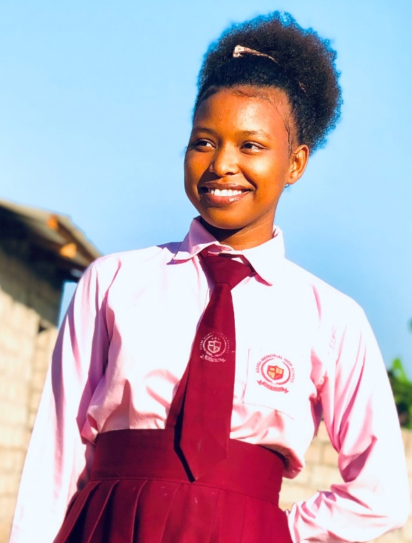 Michael Faith, a student journalist and Head Girl at Asaba Memorial High School